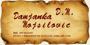 Damjanka Mojsilović vizit kartica